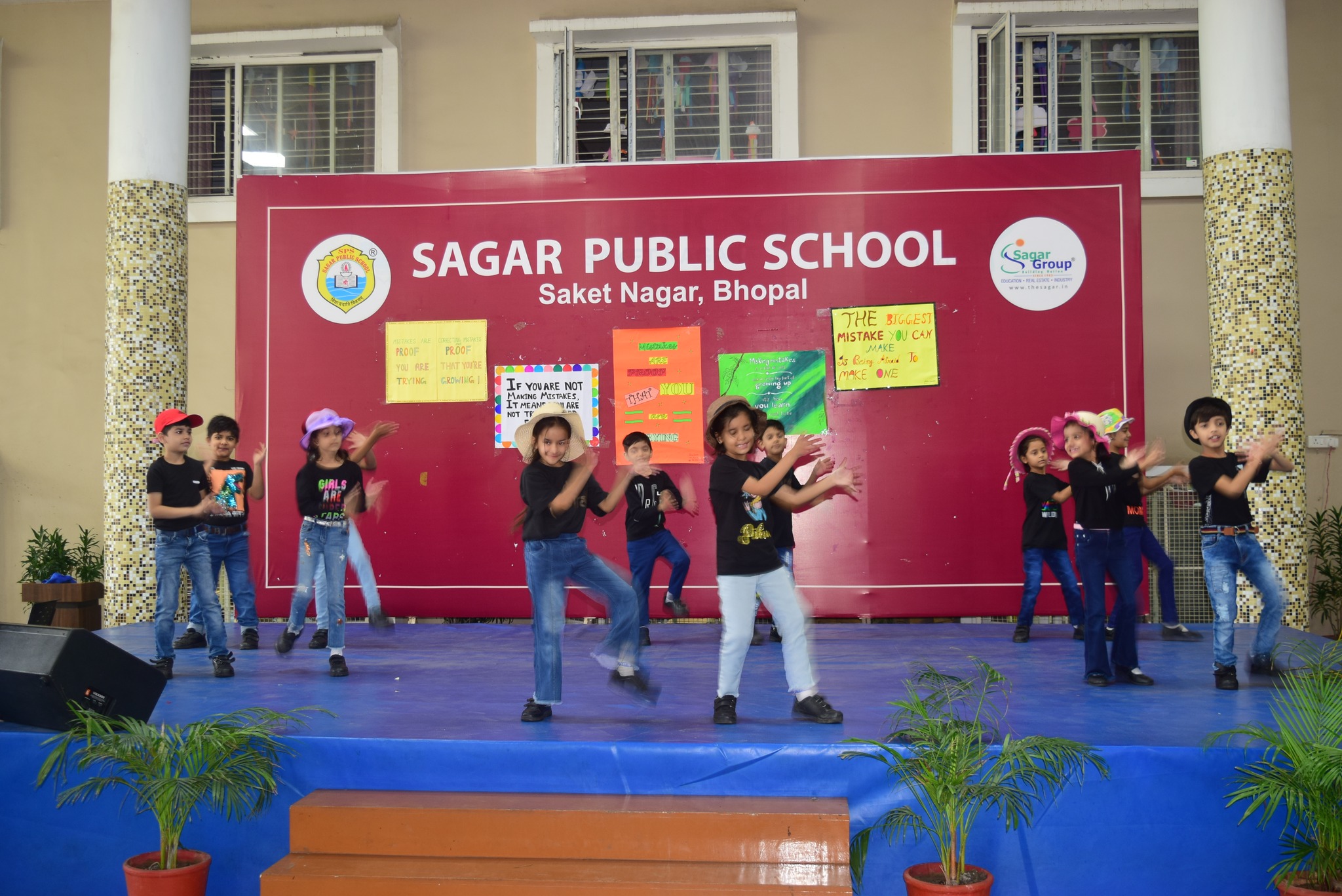 Sagarites of Class II C, presented morning assembly on the topic - “Mistakes are the proof that you are trying” 